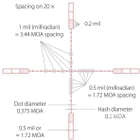 Оптический прицел Hawke Sidewinder 6-24x56 SF 20x 1/2 Mil Dot IR (925708) - изображение 6