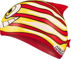 Шапка для плавання Aqua Speed ZOO FISH 8694 червоний, жовтий, білий Діт OSFM