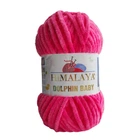 Пряжа Himalaya dolphin baby № 80324 ярко-розовый