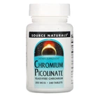 Мінерали Source Naturals Хром Піколінат 200мкг 240 таблеток