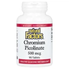 Мінерали Natural Factors Хром Піколінат 500 мкг Chromium Picolinate 90 таблеток