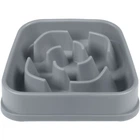 Миска DEXAS Slow Maze Feeder Silicone 6 cup 1.44л, для повільного годування, світло-сіра