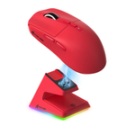 Бездротова акумуляторна миша, Attack Shark X6, PixArt PAW3395, 26000DPI Red, WIRED+2.4G+BT5.2