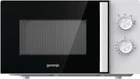 Мікрохвильова піч Gorenje MO17E1WH 17 л 700 Вт механічне управління Білий