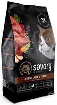 Корм Savory Adult Cat Sensitive Digestion Fresh Lamb & Turkey