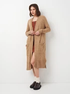 Кардиган женский H&M 04404710 XS Темно-бежевый (KAY2000001581766)