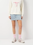 Спідниця джинсова міні літня жіноча H&M 0942956 36 Блакитна (KAY2000001585665)