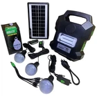 Солнечная станция GDLite GD-1000A с лампами, USB-зарядкой и FM-радио, 4000мАг
