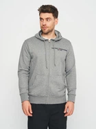Толстовка на молнии мужская Tommy Hilfiger 11185.2 S Серая с принтом