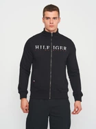 Толстовка на молнии мужская Tommy Hilfiger 11215.1 S (44) Черная с принтом