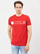 Футболка хлопковая длинная мужская Tommy Hilfiger 10606.5 M Красная