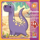 Пазлы G-Toys Динозавры, 12 элементов, LD02