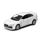 Металлическая инерционная легковая модель Mitsubishi Lancer Evolution X 5", открываются двери
