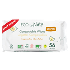 Органические салфетки Eco by Naty без запаха 56 шт