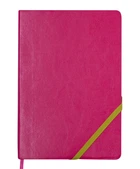 Записная книга блокнот Buromax LOLLIPOP A5 96 л линия иск.кожа розовый (BM.295203-10)