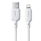 Дата-кабель Baseus Silky Series OS Fast Charging USB to Lightning 2.4A (2m) (P1037770) Moon White