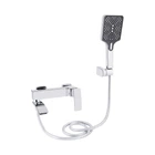 Смеситель для ванны Qtap Swan Cascada c душевым гарнитуром QTSWA260CRM45565 Chrome