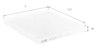 Фильтр салона Alpha Filter GEELY Emgrand EC8 (AF5247)