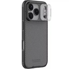 Карбоновая накладка Nillkin CamShield Pro для Apple iPhone 17 Pro (6.3") Transparent black