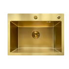 Мойка Mixxus MH5843 Micro Decor Brushed Gold (3.0/0.8) из нерж. стали (цвет матовое золото) (MI8218