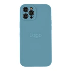 Чохол Silicone Case Full Size with Frame для iPhone 12 Pro Колір 24.Azure