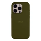 Чохол Silicone Case Full Size (AA) для iPhone 15 Pro Колір 45.Army Green