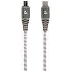 Кабель для синхронізації та заряджання Cablexpert CC-USB2B-CMMBM-1.5M USB C - USB micro B 1.5 м Сірий