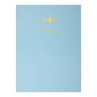 Книга канцелярська А4 96арк прошита тверда обкл # FAVOURITE PASTEL блакитна BUROMAX