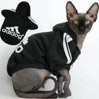 Толстовка для котів (кішок) Adidog L Чорний