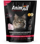Силикагелевый наполнитель AnimAll для кошачьего туалета Розовый сапфир 3.8 л (4820224501833)