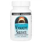 Вітаміни і мінерали Source Naturals VANADYL SULFATE 10мг 100 таблеток