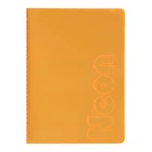 Записная книга Buromax Neon А5 в клетку 80 листов оранжевая (BM.24822180-11)