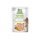 Влажный корм для котят Brit Care Fillets in Gravy Choice Chicken филе в соусе с курицей 85 г