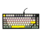 Ігрова клавіатура Ajazz AK820 Black-Yellow