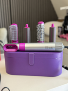 Мультистайлер 5 в 1 Hot Air Styler для різних типів волосся з функціями надання об'єму + Коробка (Фуксія)