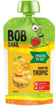 Пюре фруктовое Bob Snail Смузи Банан-Ананас-Манго пастеризованное 120 г