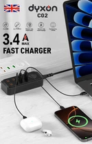Мережевий фільтр-подовжувач DYXON C02 4xUSB-C + 2xUSB-A FAST CHARGER 2M White