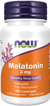 Амінокислота NOW Melatonin Lozenges 3 mg