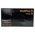 Перчатки нитриловые MEDIPLUS GrippyPlus BLACK неопудренные, размер XXL, 50 шт