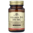 Вітаміни і мінерали Solgar Vitamin B6 100мг 100 таблеток