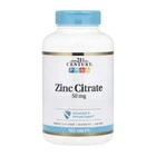 Zinc Citrate 50 mg - 360 tabs цинк цитрат у великому форматі для тривалої підтримки імунітету, шкіри та загального відновлення