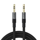 Аудиокабель 3,5 на 3,5 AceFast J10 Hi-Fi audio cable mini jack 3,5 mm на mini jack 3,5 mm (3 Pin, 1m). Black