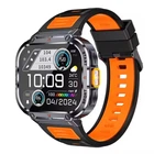 Часы Modfit Carbon сталь 44 мм оранжевые (548621)