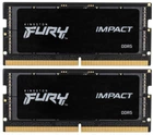 Модуль пам'яті Kingston Fury DDR5 16GB (2x8) SO-DIMM 4800 MHz Impact (KF548S38IBK2-16)