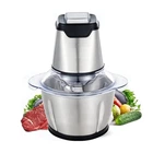 Кухонный электрический блендер измельчитель овощерезка MIXER STAINLESS COOKING Молния Металл
