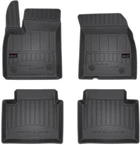 Автомобильные коврики в салон Frogum 3D на Ford FOCUS 4 18- Форд Фокус черные SO0692