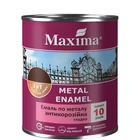 Эмаль антикоррозионная по металлу 3в1, гладкая Maxima темно-серый 2.5 л