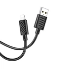 Кабель Hoco X88 Відображено charging data cable for Lightning Чорний