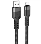 Кабель Hoco U110 Lightning charging data cable Чорний