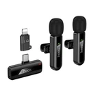 Мікрофон-петличка Hoco L20A Fair dual-mic wireless microphone(iP/Type-C) Чорний